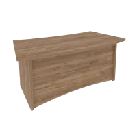 Стол руководителя криволинейный First KSR-2 (дуб Табак)